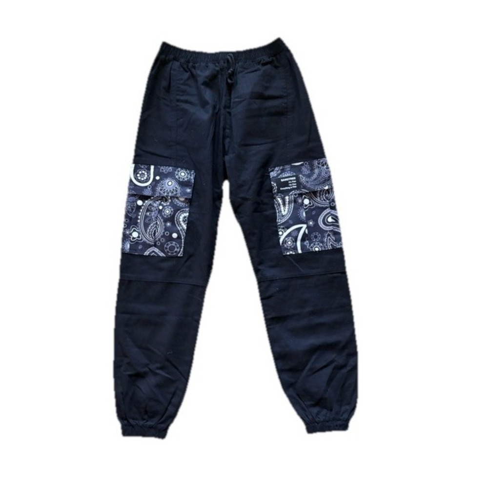 Sangtree Women's Black Jogger Pockets 160 (Small) Drawstring Pants